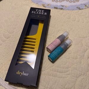 Drybar Yellow Hair Comb and Travel Sprays Set